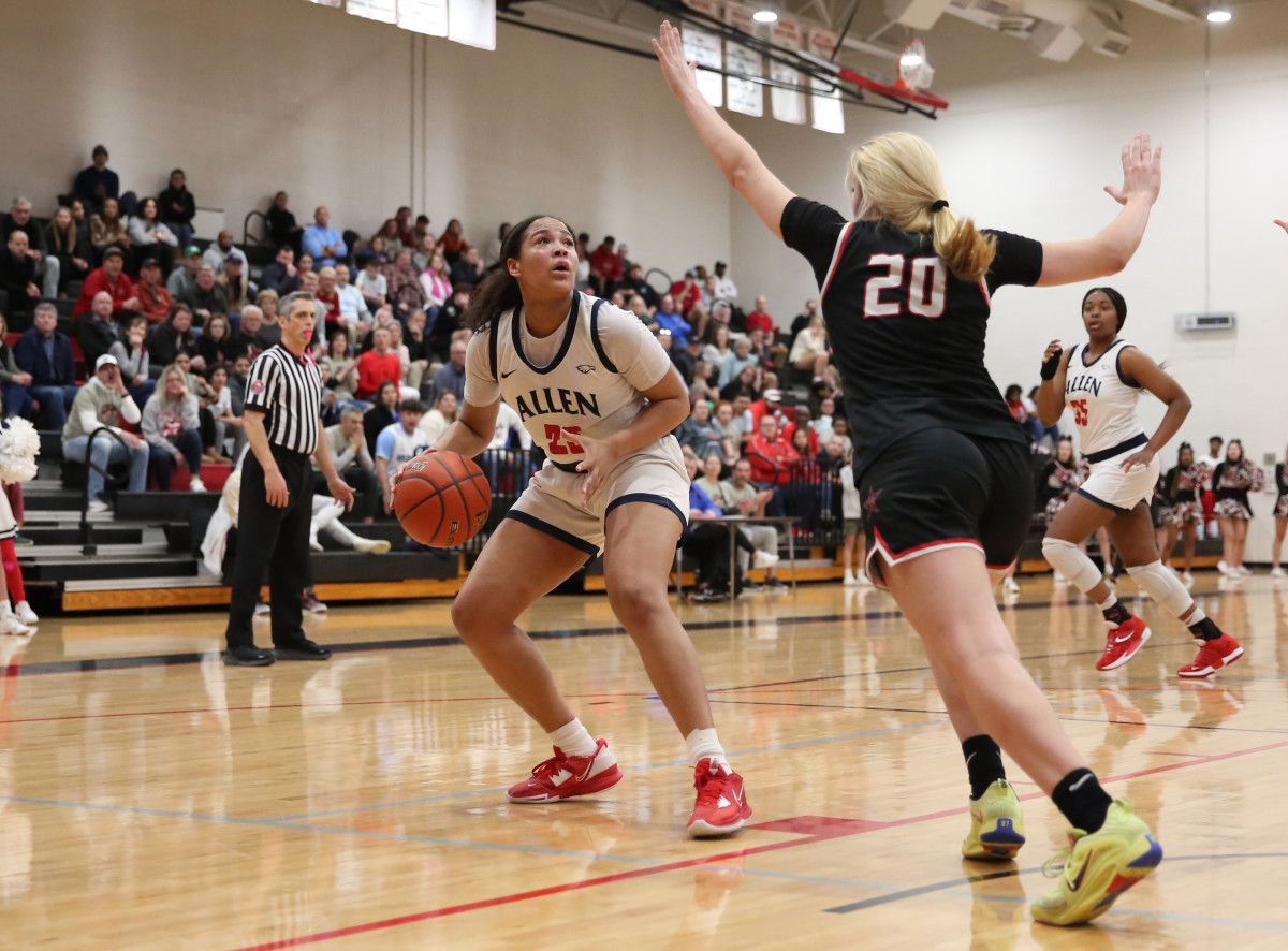Coppell Allen Texas 6A UIL girls basketball bi-district playoffs 021323 Brian McLean 25